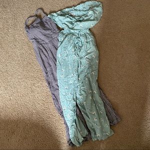 2 Hollister jumpsuit wide leg XS